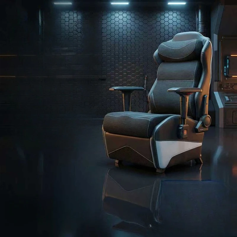 Internet cafe e-sports sofa chair lifting armrest lazy reclining computer game chair