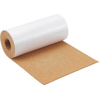 98.4x7.8 Inches Self-Adhesive Cork Roll, 2mm Thick Strong Self-Adhesive Cork Boards, Coasters Cork Sheets for Bulletin Boards
