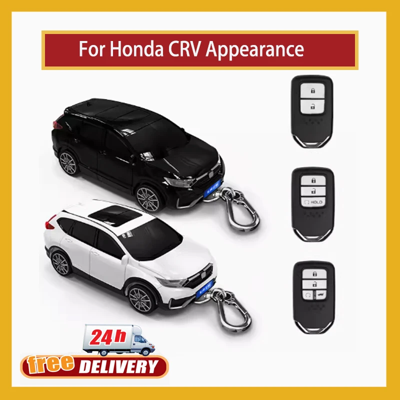 For Honda CRV Appearance for Honda Fit Odessey City Jazz XRV Venzel HRV CRV Accord Remote Smart Car Key Case Cover Fob Keychain