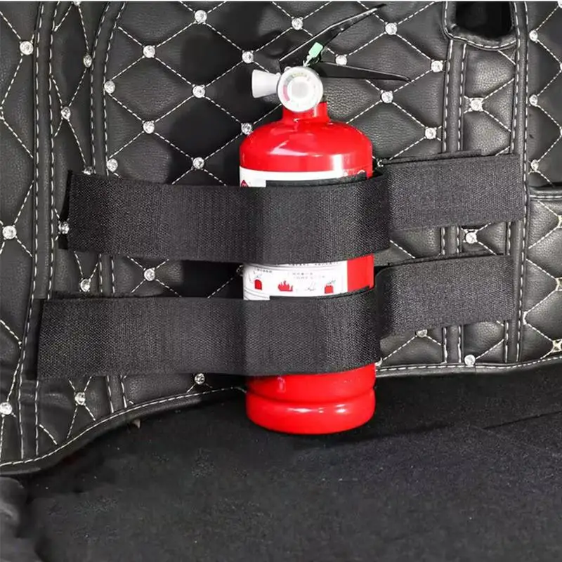 Car Trunk Organizer Elastic Fixing Belts Storage Bag Tapes Fire Extinguisher Fixing Belts Auto Interior Accessories image 2