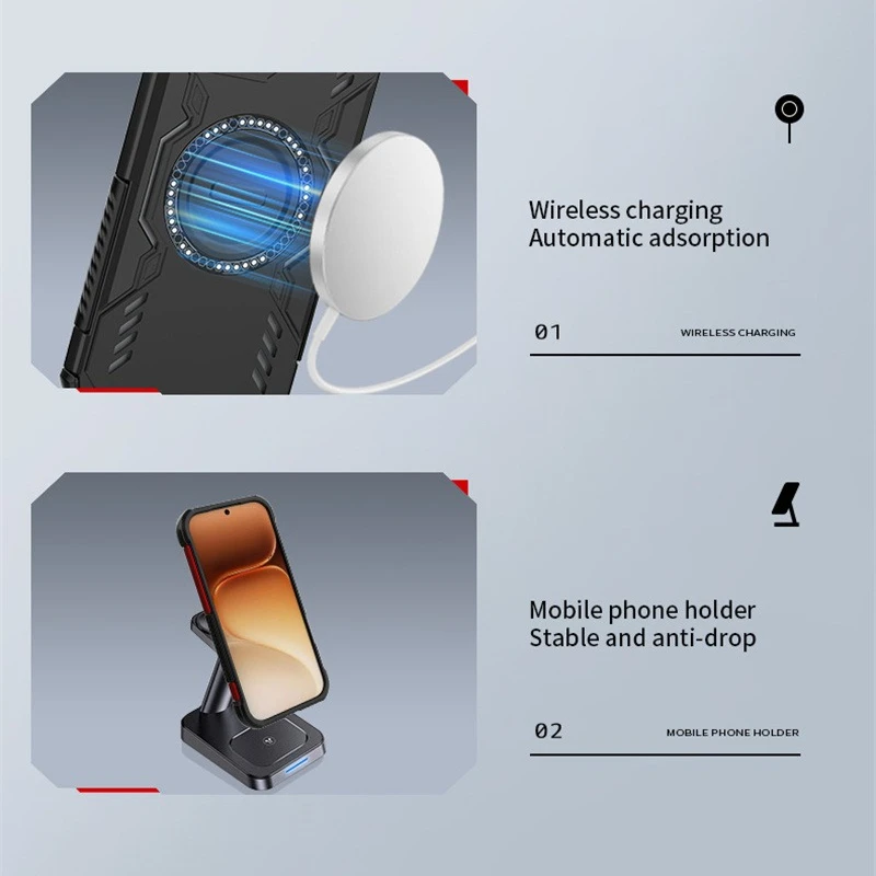 Heat Dissipation Case For Honor 600 Pro Cover Lens Protection Magnetic Wireless Charging Back Shell Fundas Coque view 6