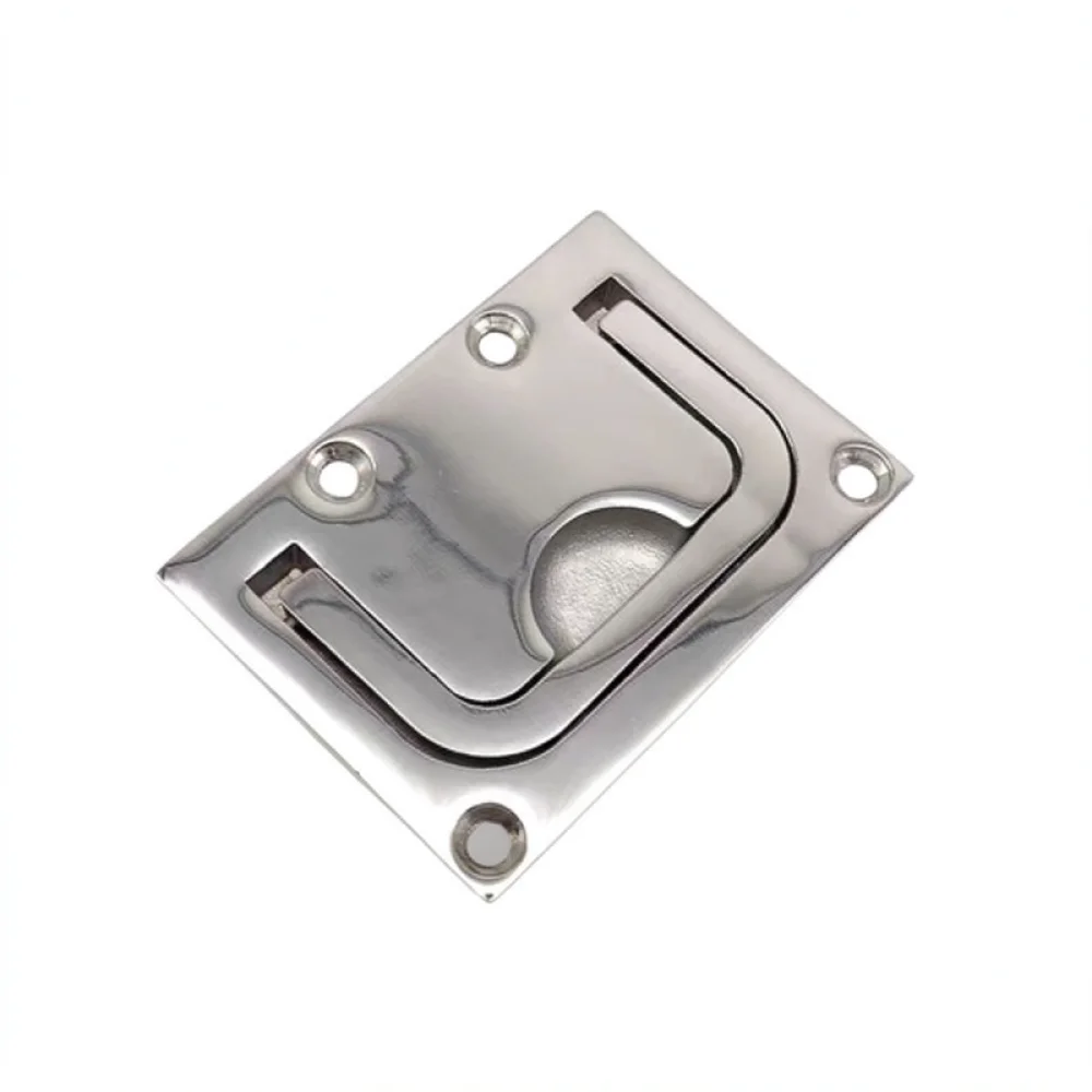 Hidden Flush Ring Handle 316 Stainless Steel Boat Marine Deck Hatch Cabinet Drawer Door Pull Hardware Modern Grip