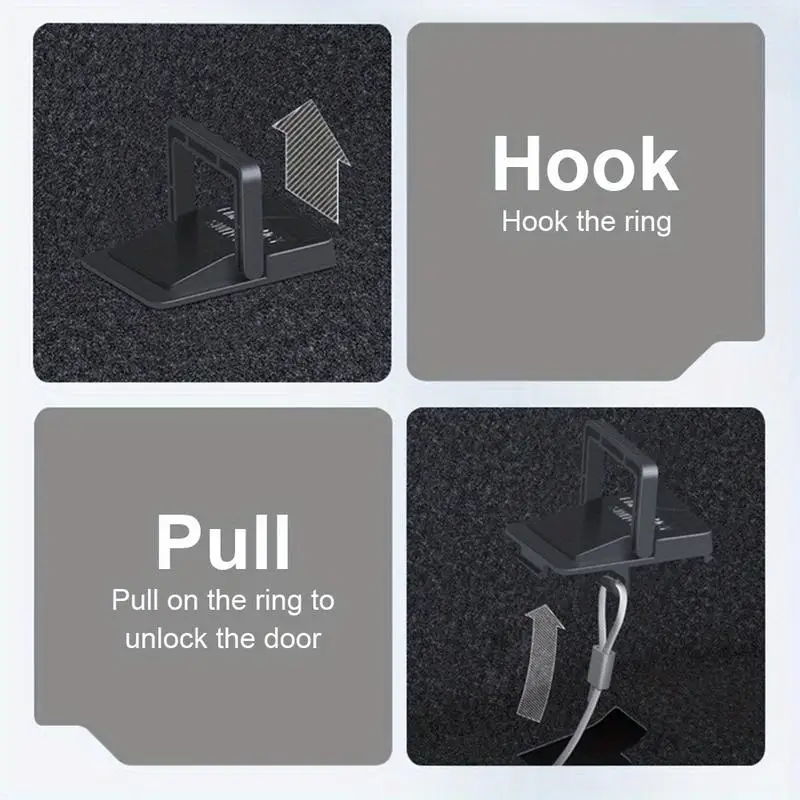 2PCS Set Rear Door Emergency Handle Lock Release Button for Tesla Model 3 Highland Accessories