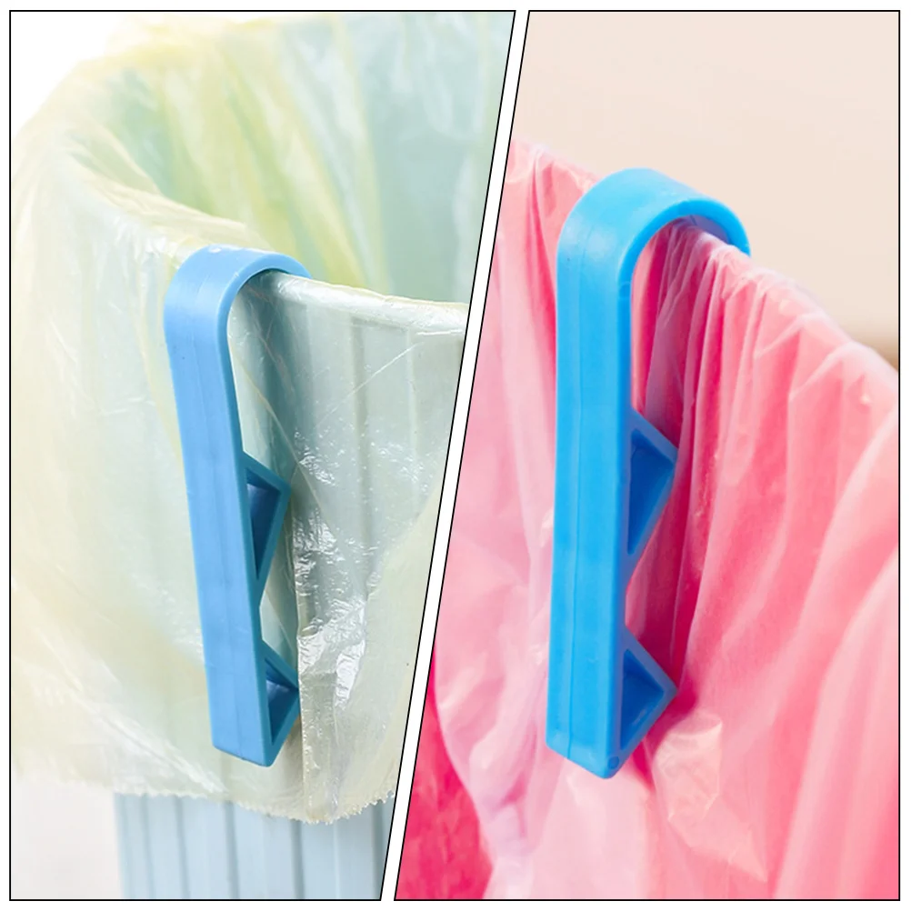 24 Pcs Anti-slip Clip Garbage Trash Bags Waste Bins Fixing Plastic Clips Holder