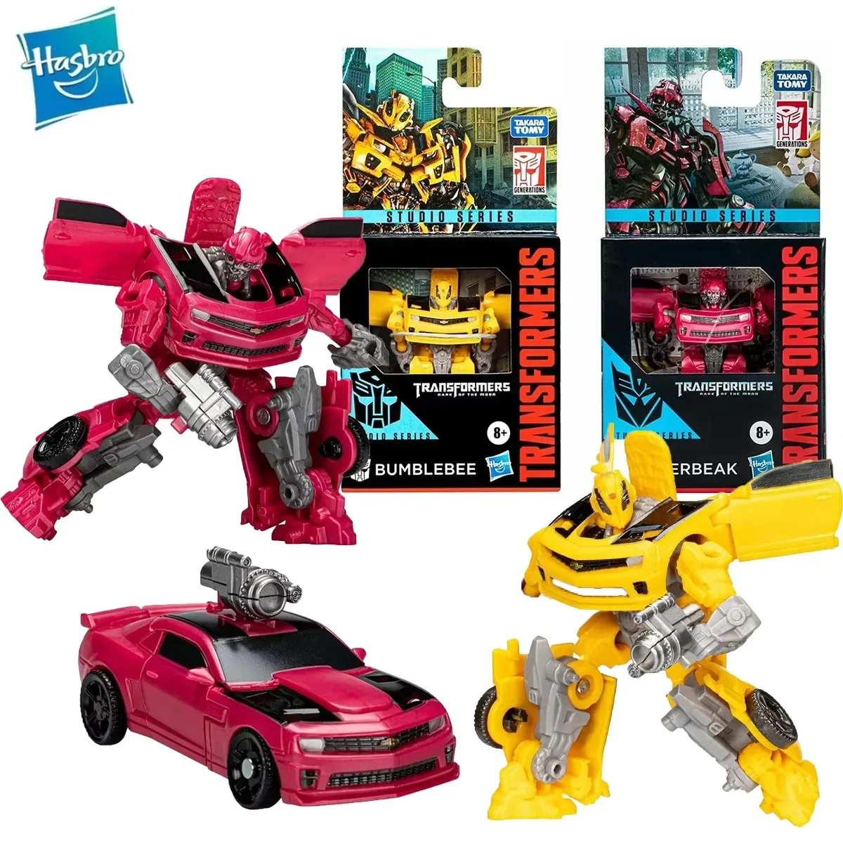 Hasbro Transformers Series Bumblebee Laserbeak SS Core Class Фигурка Модель игрушки Детские игрушки Подарок для хобби