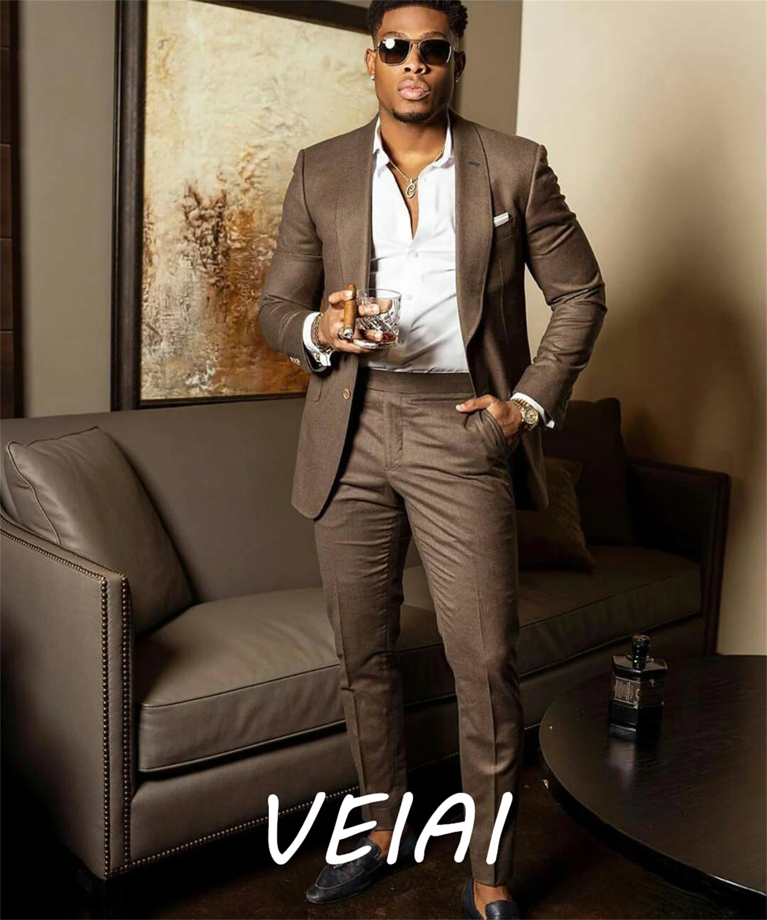 

Мужские костюмы по индивидуальному заказу 2023, синяя мужская свадебная одежда на заказ, мужское пальто, брюки, новейший дизайн, офисный яркий цвет