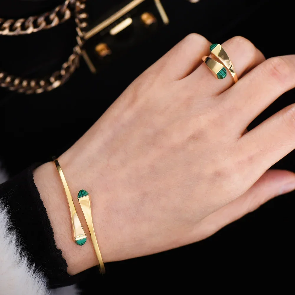 

GODKI Luxury Icedout Fireworks Bangle Ring Set Dubai Bridal Jewelry Sets For Women Wedding Party Zircon brincos para as mulheres