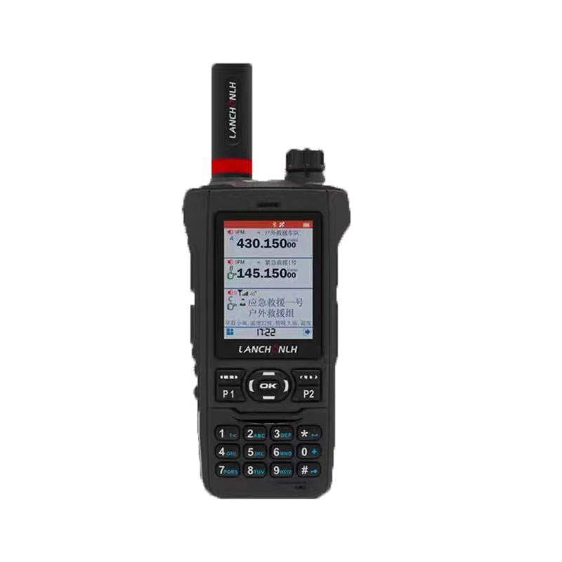 2024 HG-9000 Two Way Radio 4G  5G LTE Poc Network IP68 VHF UHF AM FM Air Band Receiver Cross Mode GPS Bluetooth Public Intercom