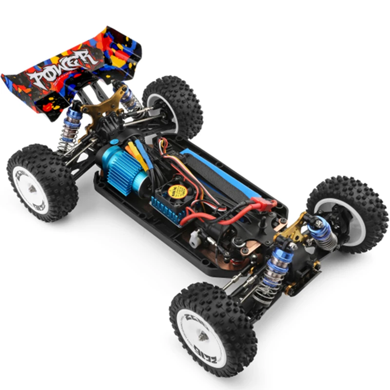 WLtoys 124017 124007 75 KM/H RTR 2.4G Racing RC Car Brushless 4WD Electric giocattoli fuoristrada ad alta velocità per bambini e adulti