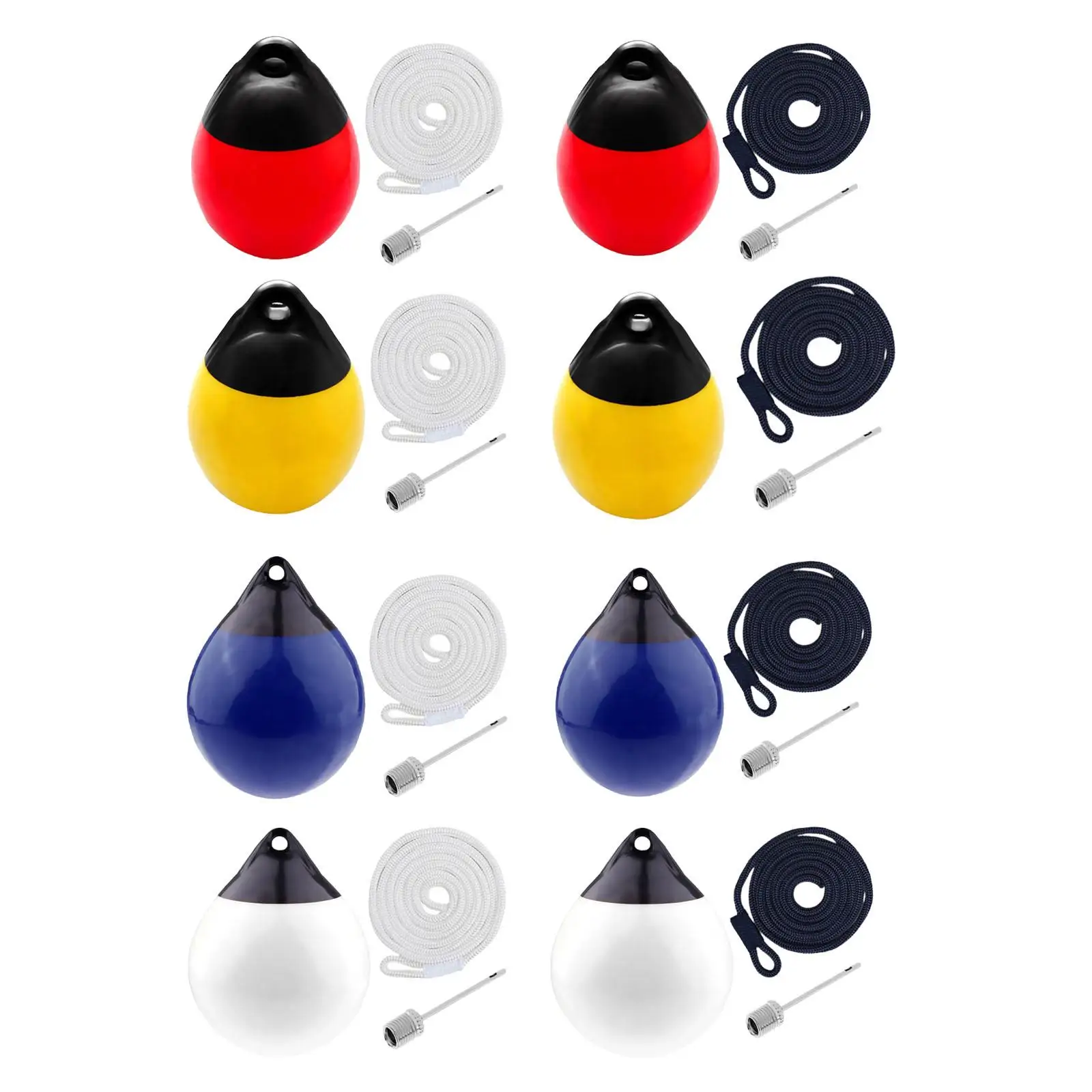 Boat Fender Ball Protection Anti Collision Docking Mooring Buoy Dock Bumper Anchor Buoy Float for Boat Dock Row Boats Fishing