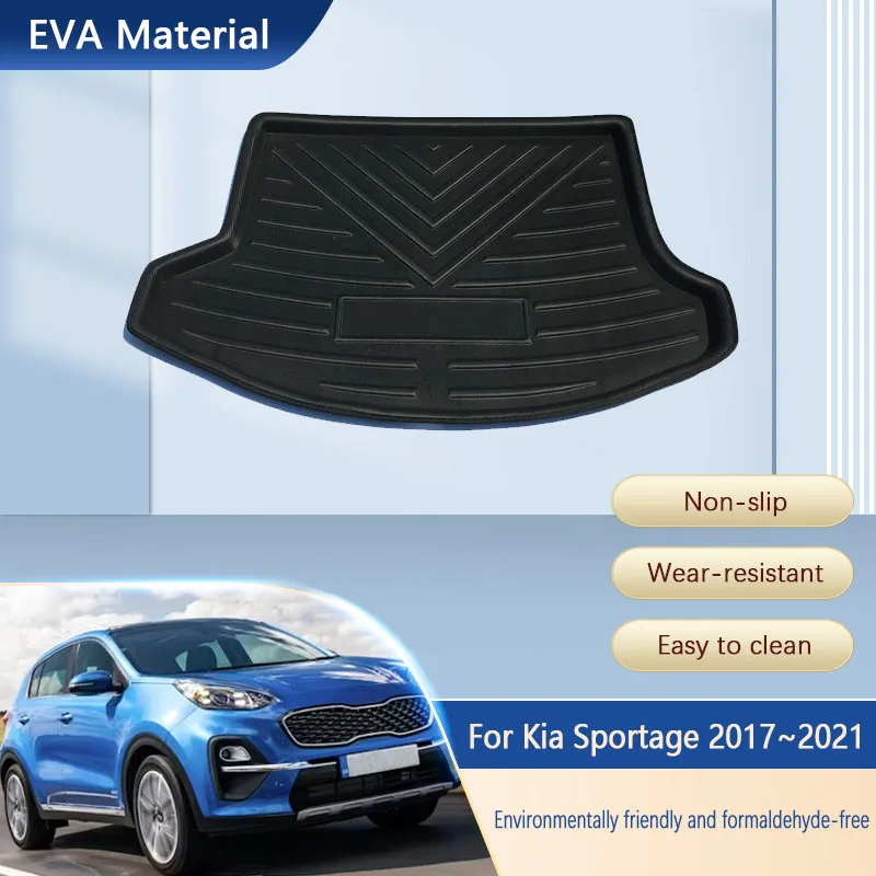 

Car Rear Trunk Storage Pad For Kia Sportage QL KX5 2017~2021 Anti-Dirty Rug Boots Mats Cargo Liner Cover Auto Interior Accesorio