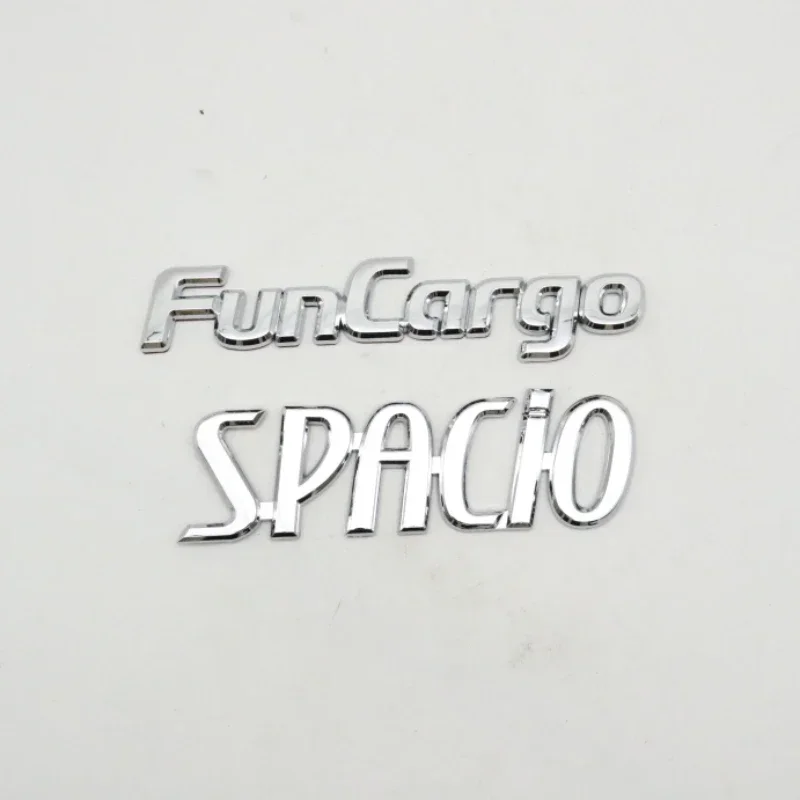 Rear Trunk Letter Logo Sticker Tailgate Nameplate Emblem Bedge For Spacio Funcargo