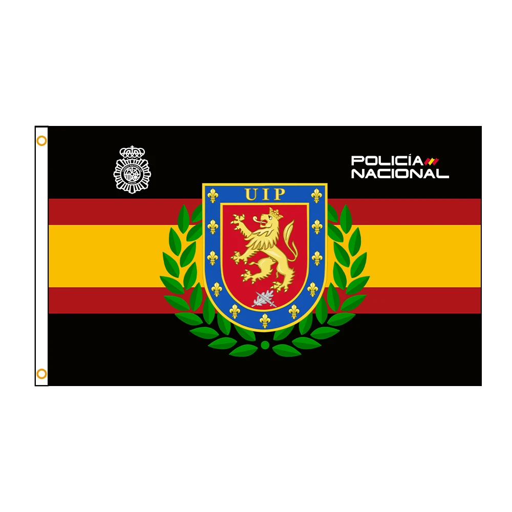 

3x5ft Spain National Olive Wreath Police Flag