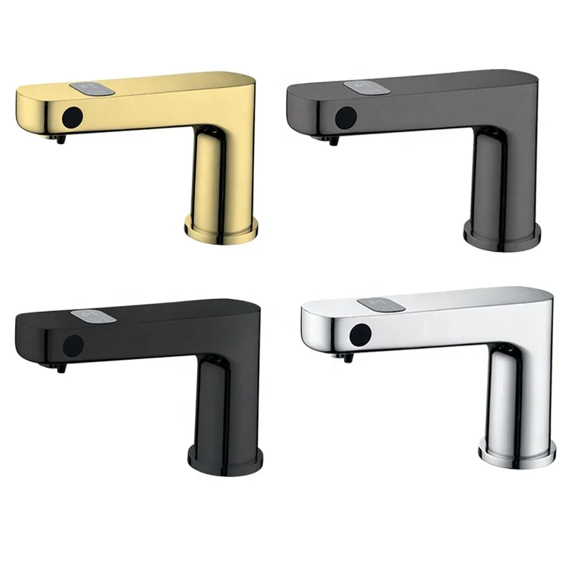 

003 Smart Sensor Automatic Infrared Sink Faucet Bathroom Touchless Bathroom Tap infrared Sensor Faucet