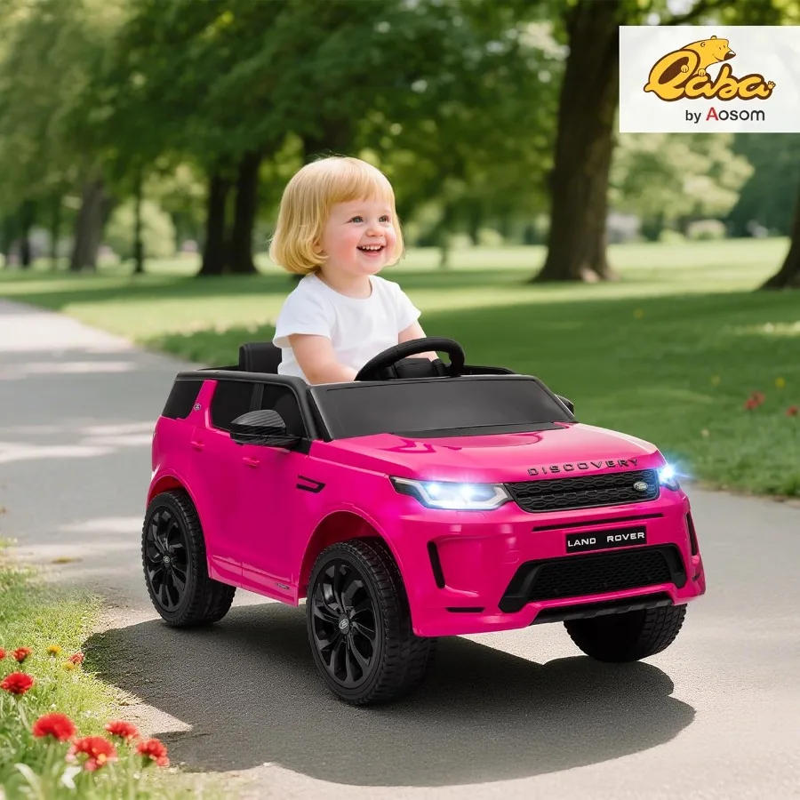 Auto da corsa 12V Land Rover Discovery Sport Auto elettrica alimentata a batteria con licenza con telecomando Luci LED Soft Start Musi