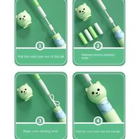 Bamboo Joint Soft Bead Skipping Rope 2.8m Solid Color Segmented Fitness Jump Rope Professional Slim Body Sports Rope