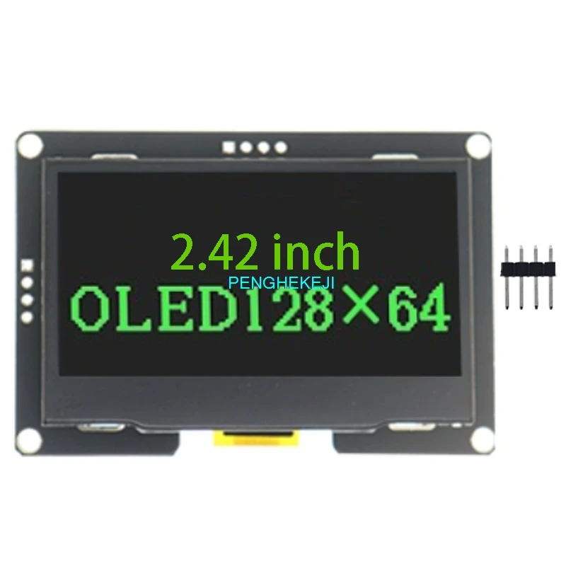 2.42 インチ OLED ディスプレイ モジュール 2.4 ディスプレイ 128x 64 ドライバー SSD1309 インターフェイス 4 ピン IIC インターフェイス