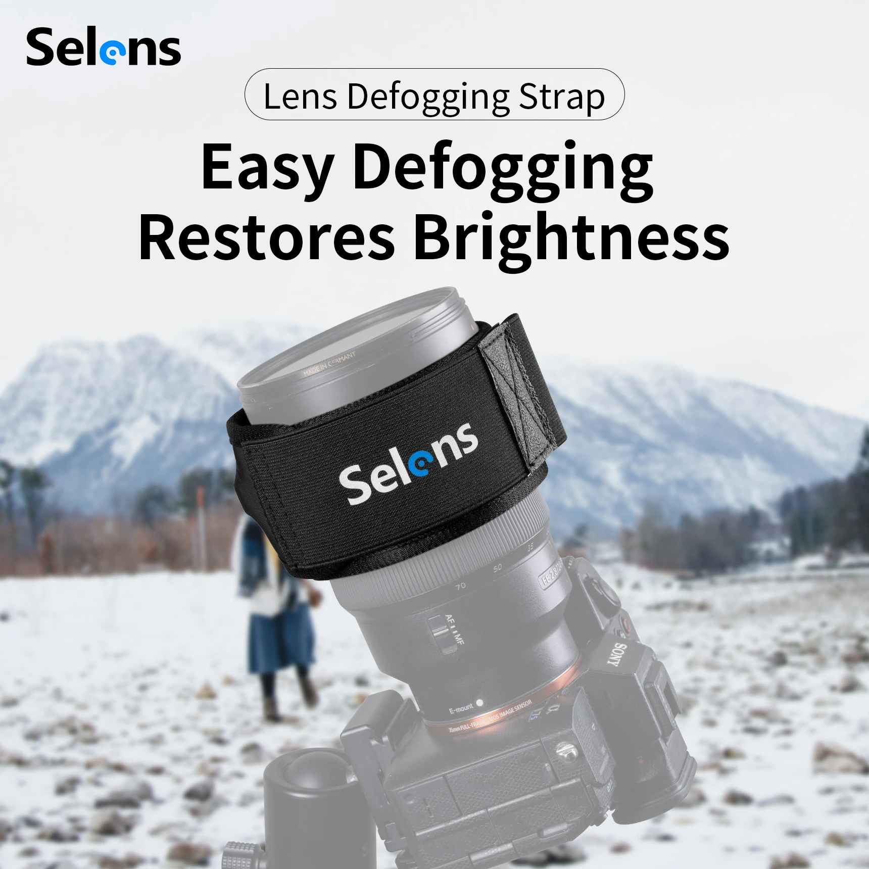 

Selens 40cm Camera Lens Defogging Strap Easy Defogging Restores Brightness Continuous Heat Preservation Lens Photography Props