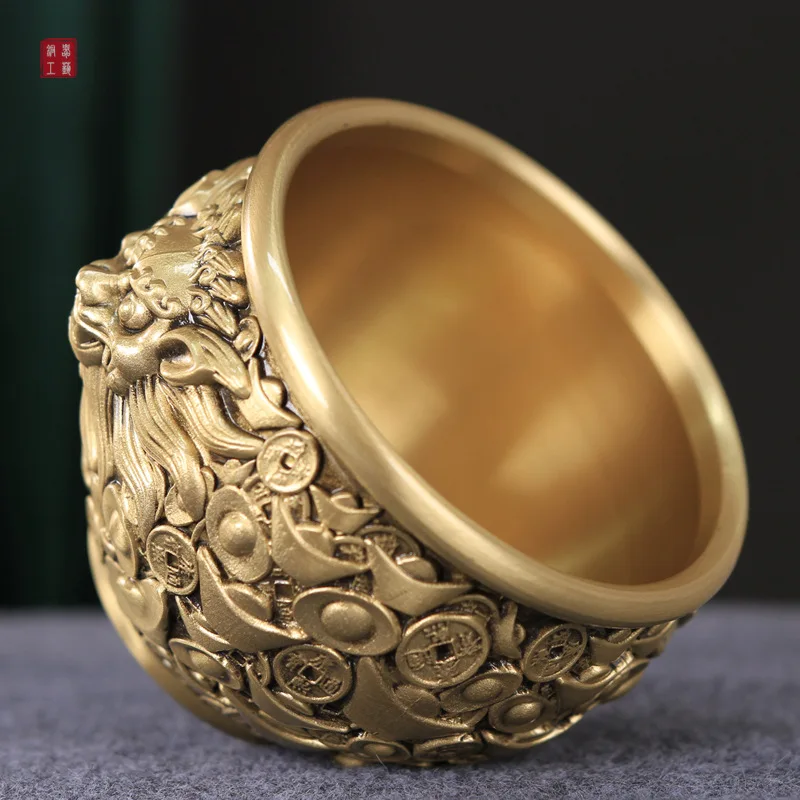 Brass Cylinder Orna…