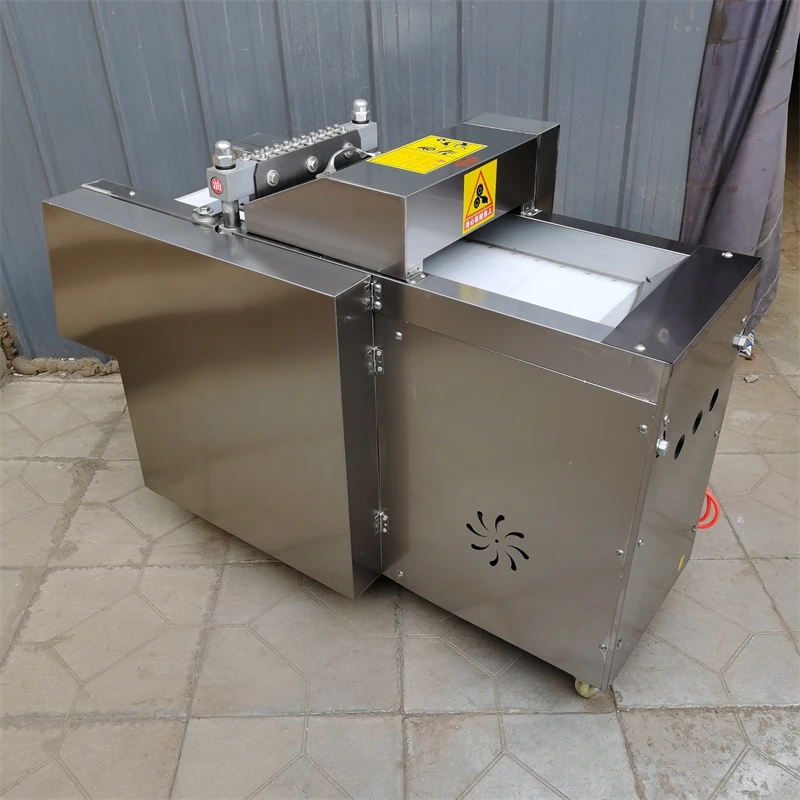 Frozen fresh meat cutting chopping machine frozen meat cube dicer machine