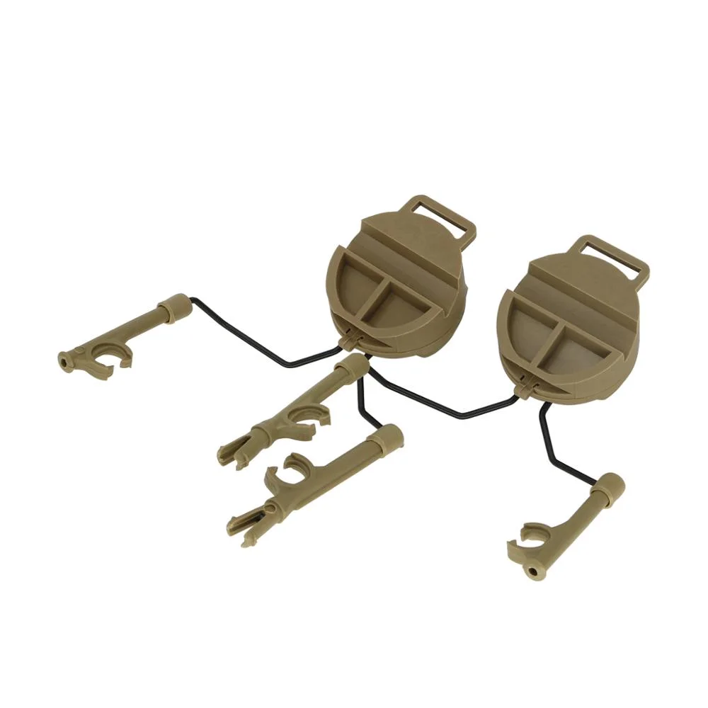 1-parowy uchwyt taktyczny do zestawu słuchawkowego Fast Ops Core Helmet ARC Rail Adapter Set Comtac II Wojskowy zestaw słuchawkowy z redukcją szumów