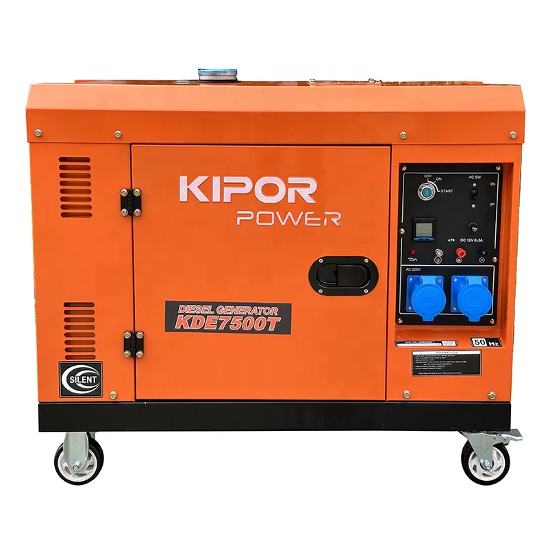 

KIPOR POWER Silent generator 7kw generator home used hot sales super silent generator