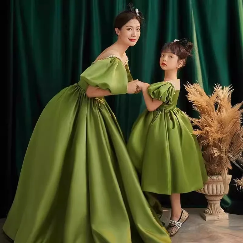 

Вечернее платье для девочек 2026: Новинка, праздничное платье принцессы на день рождения, одежда для родителей и детей, модная детская одежда для принцесс