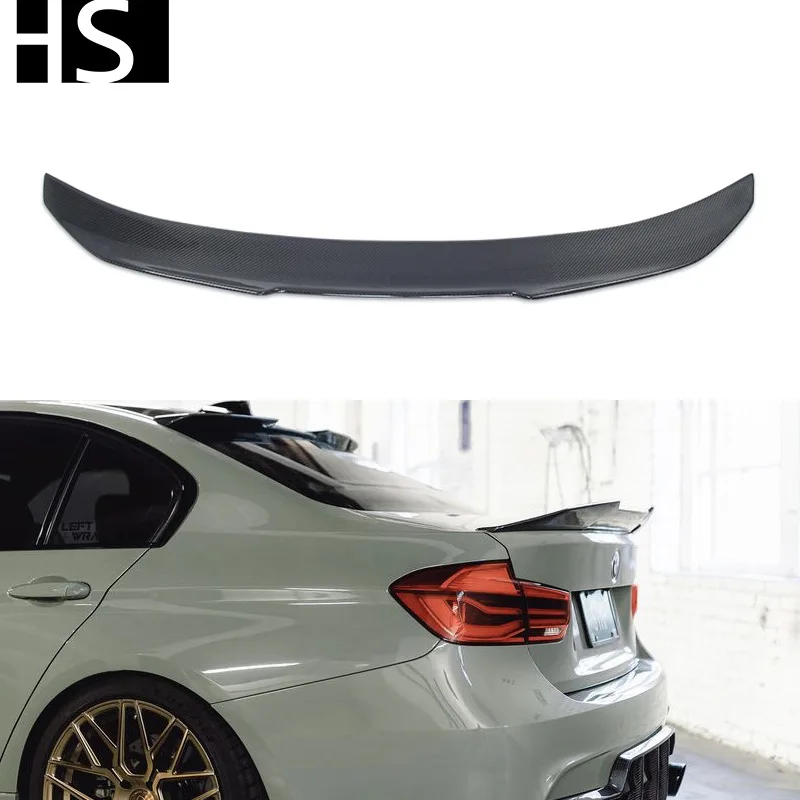 

Suitable for 12-19 BMW 3 Series F30 F35/M3 F80 modified PSM carbon fiber rear spoiler