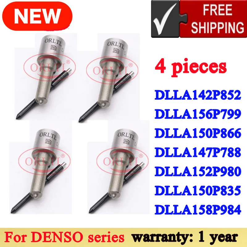 

4 шт. DLLA152P980 DLLA150P866 DLLA142P852 DLLA156P799 DLLA147P788 DLLA150P835 DLLA158P984 для дизельной форсунки DENSO ORLTL