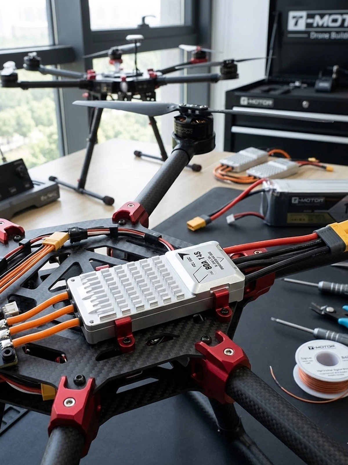 

Бесколлекторный регулятор скорости T-MOTOR V80A 14S ESC для LiPo 6-14S с BEC 5В/10В 2А для радиоуправляемых самолетов, БПЛА и крупных дронов