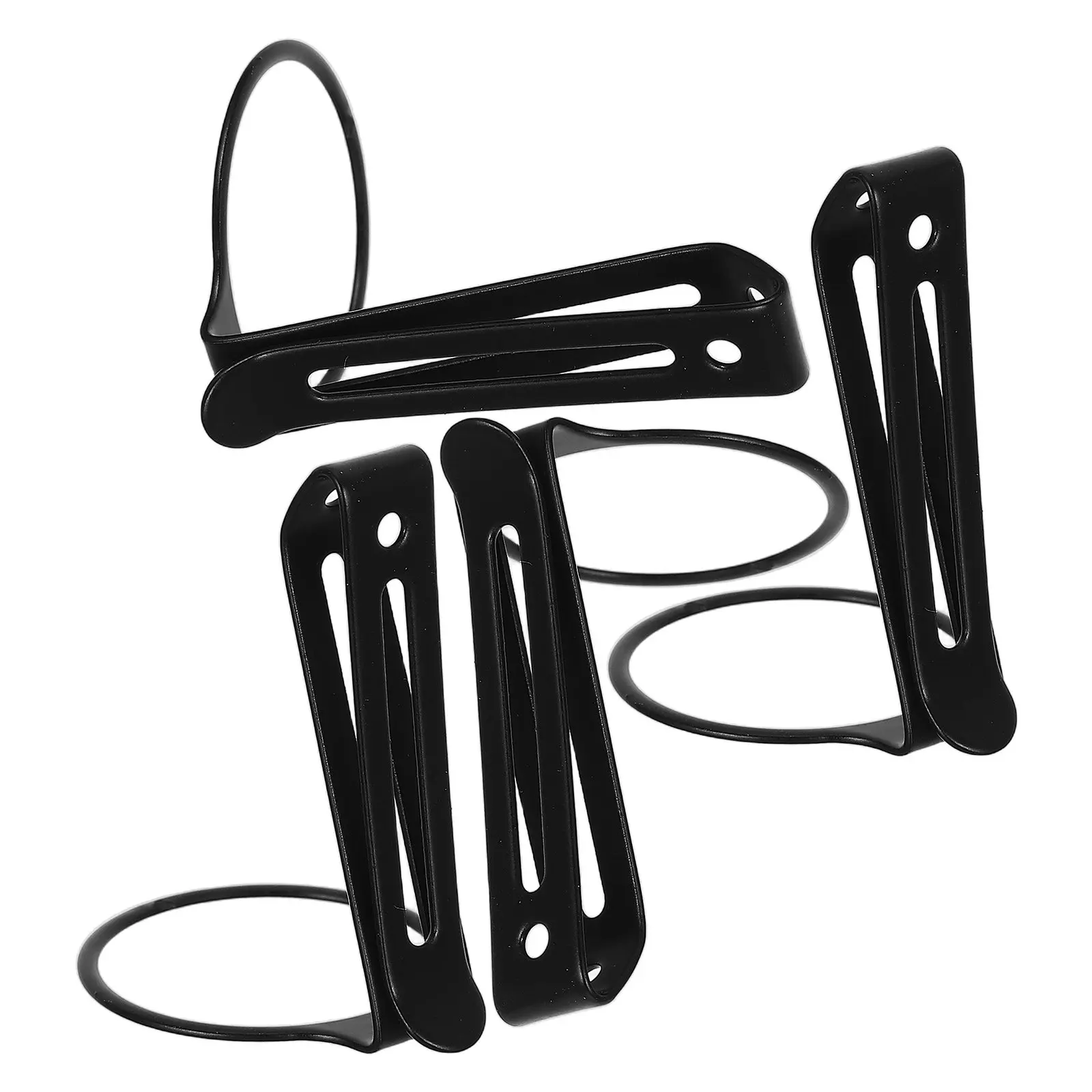 

4 шт. металлических зажимов для фонарика, внутренний диаметр 22 мм, надежное крепление на пояс/рюкзак, быстросъемные, портативные, для активного отдыха и кемпинга