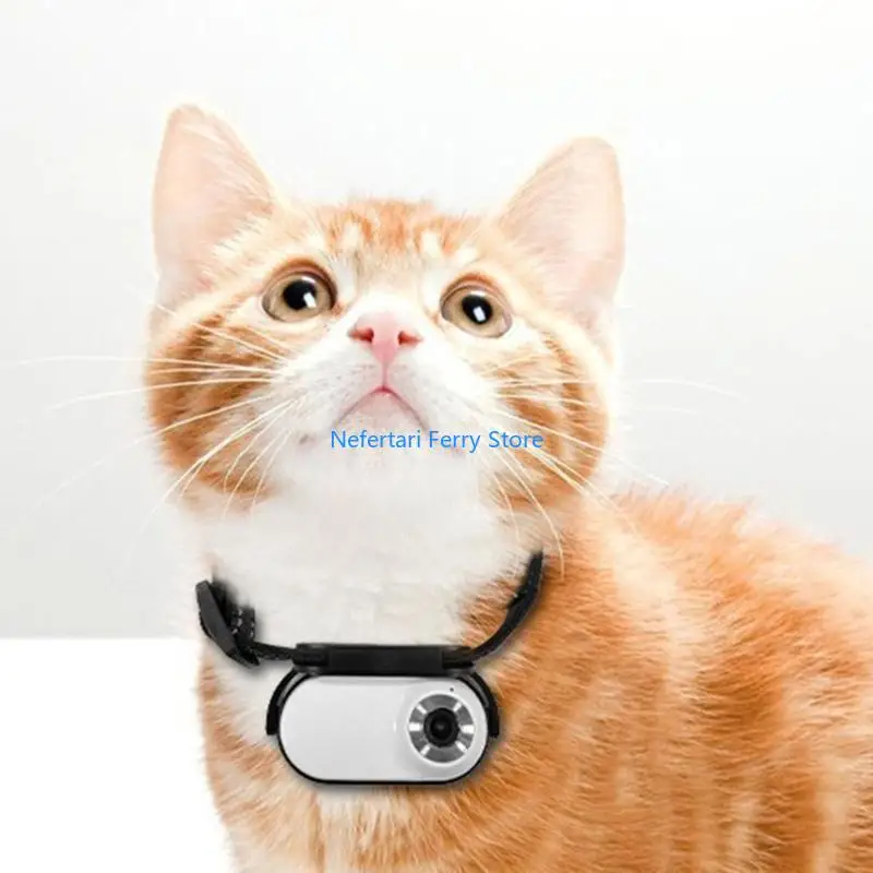 

A9BD Compactly Cats Camera Collar Small Action Cameras with Video Record Function and Versatile Mounting Option for Adventure