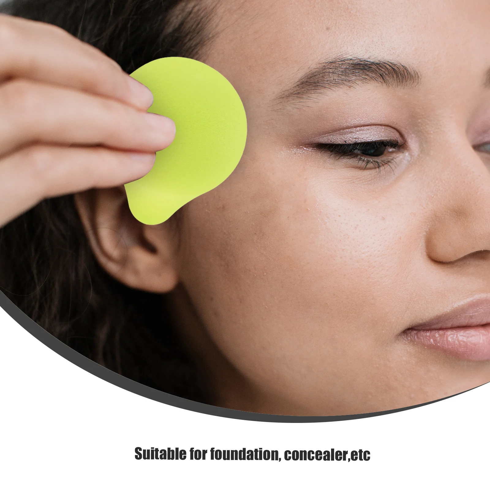 Set di 4 spugne per trucco a forma di frutta, frullatore morbido, uso asciutto e bagnato, soffio per fondotinta, correttore in polvere