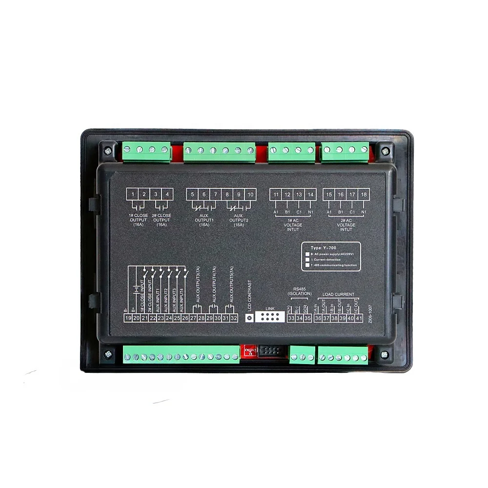 مفتاح نقل أوتوماتيكي للكهرباء في المدينة، وحدة تحكم بمفتاح ATS للمولد، نوع التيار المتردد، تغيير طاقة مزدوج أكثر من 220 فولت #1