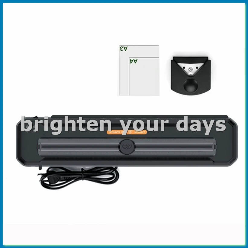 A3/A4 Plastic Sealing Machine Safe Constant Temperature Multi-Specification Photo Cold/Hot Laminator Machine EU Plug-VVNB