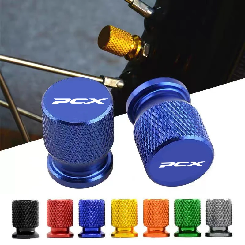 

2PCS For HONDA PCX/PCX125 PCX150 PCX160 Accessories Motorcycle CNC Aluminum Tire Valve Air Port Stem Cover Caps