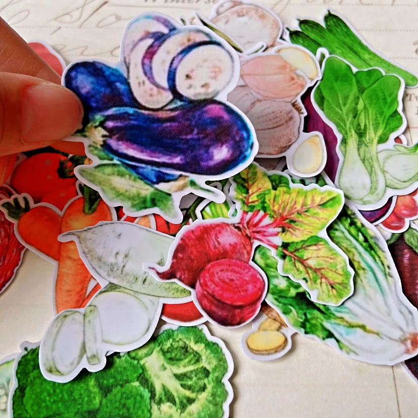 Vegetable Fruits Sticker DIY Craft Scrapbooking Album Journal Happy Planner Decorative Stickers