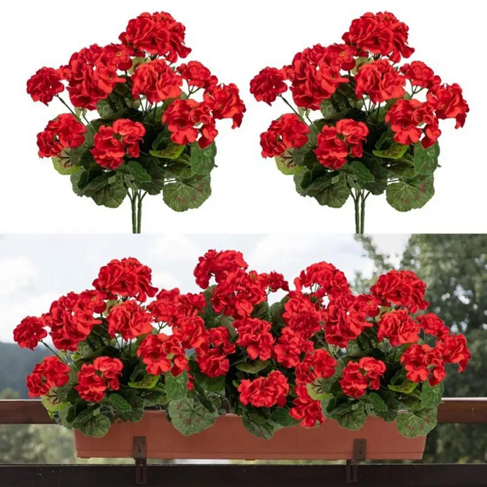 

Realistic Design Floral Stems Realistic Artificial Flowers Artificial Begonias Bunch Fake Silk for Home for Wedding for A