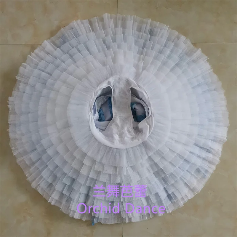 Elegent Design High Quality Professional Custom Size Classical Girls Light Blue Bird Ballet Tutu Costumes