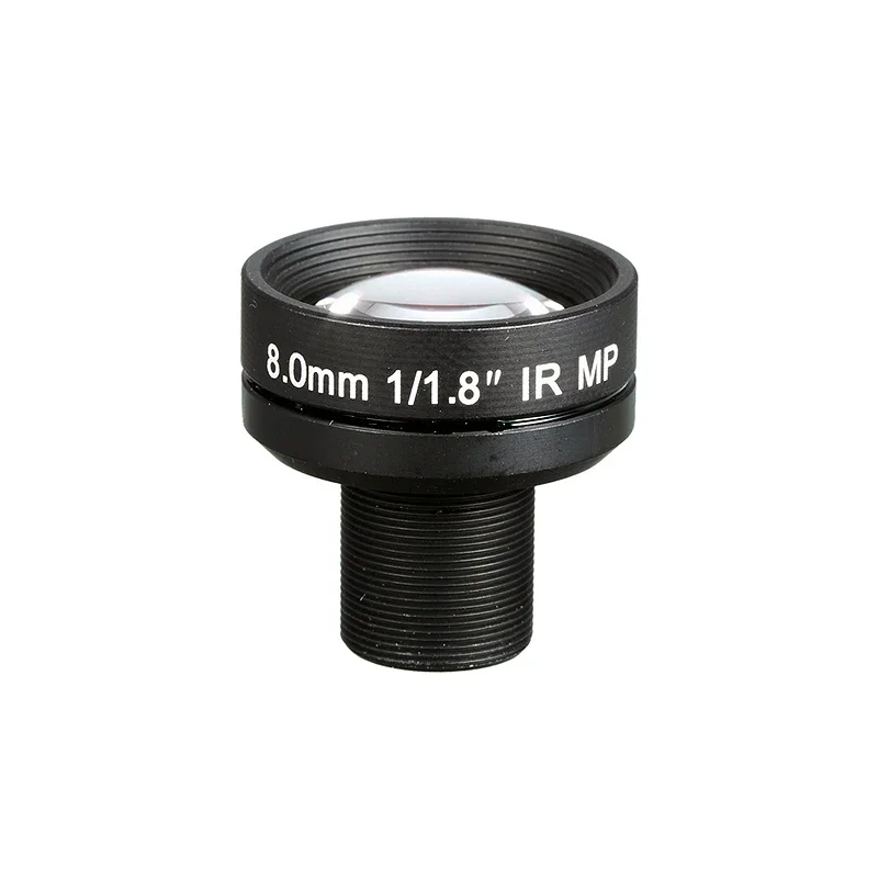 

For sensor IMX577/IMX477 IMX482 IMX385 IMX462 IMX327 IMX31/1.8 inch 5MP Mega Pixels Fixed S-mount M 12 F1.8 8mm CCTV Camera Lens
