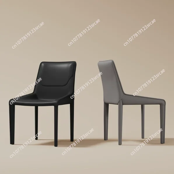 Dining Room Sets Durable Interior Furniture for Kitchen with Backrest Leather Dining Chair Modern Living Room Chairs Portable
