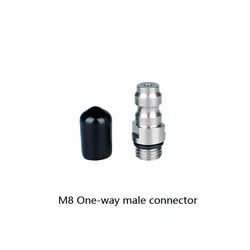 HPA M8 Check Valve One Way Foster 8mm Male Quick Couple Gas Cylinder Refill Filling Fittings For Air Paint soft ball Compressor