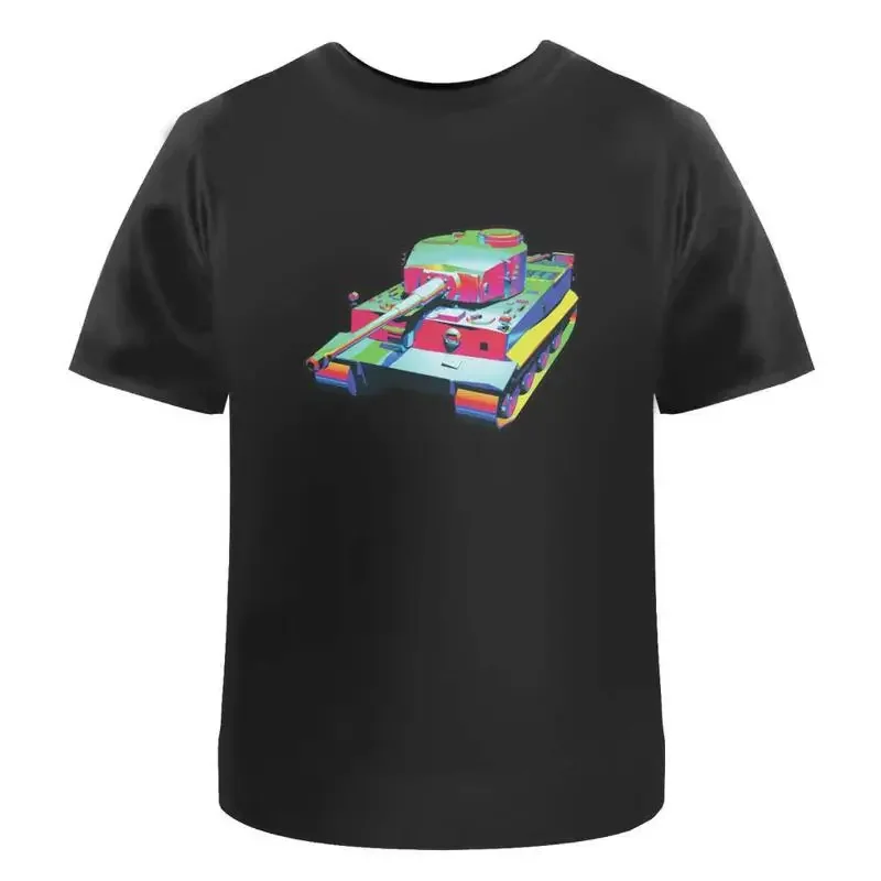 Colourful Tank' Cotton T Shirt Ta022144
