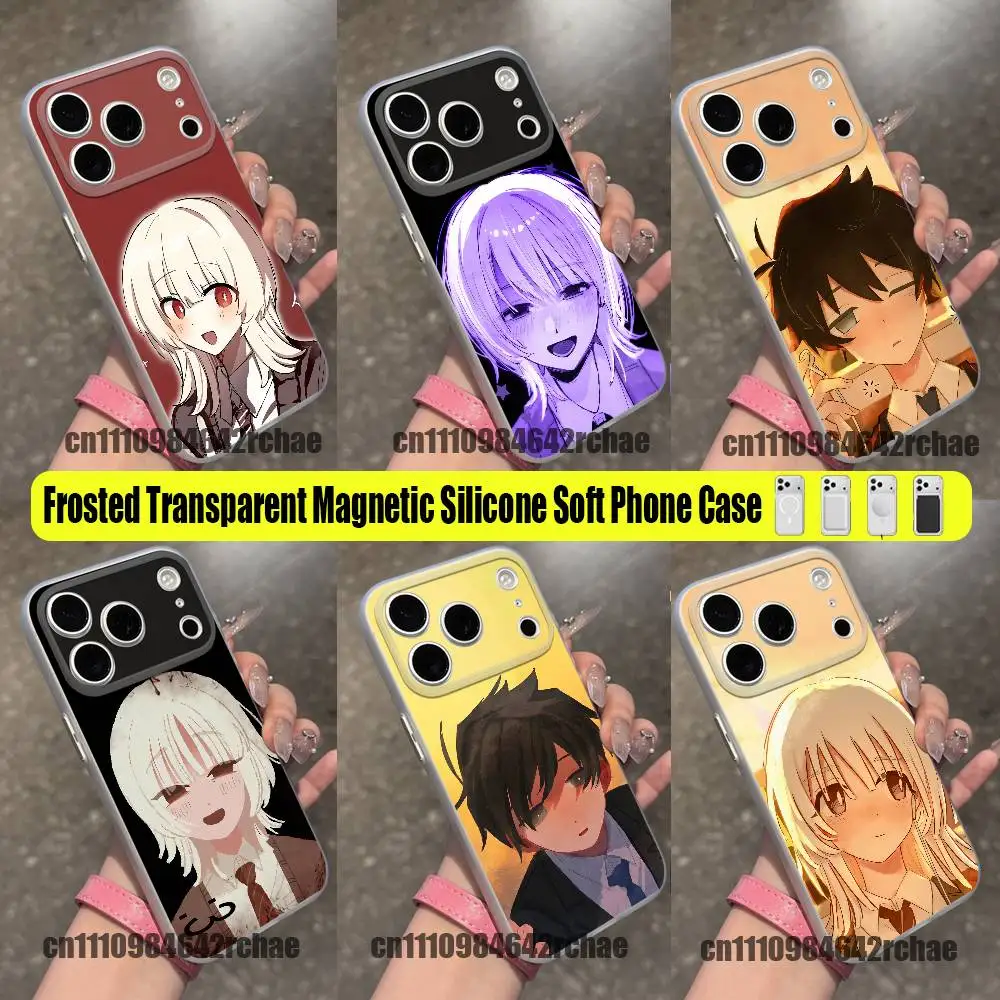 For Saihate Station Shion Tatsunami Haru Akinashi Phone Case For iPhone 15 16 12 14 18 13 17 Pro Max For Magsafe Magnetic Clear
