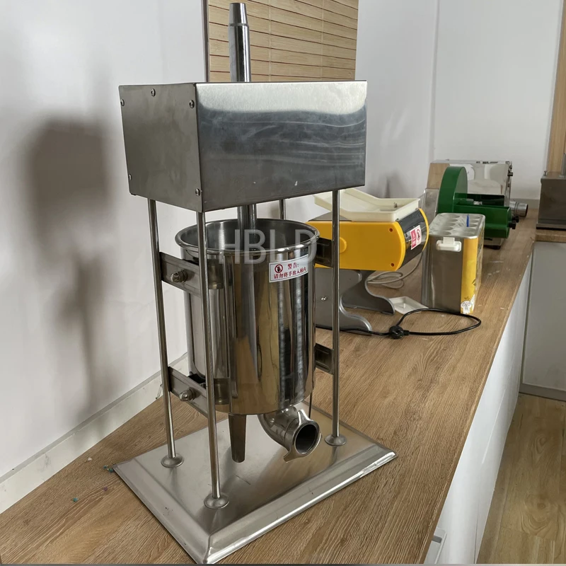 7L Stainless Steel Vertical Sausage Filler Commercial Kitchen Tool for Sausage Making