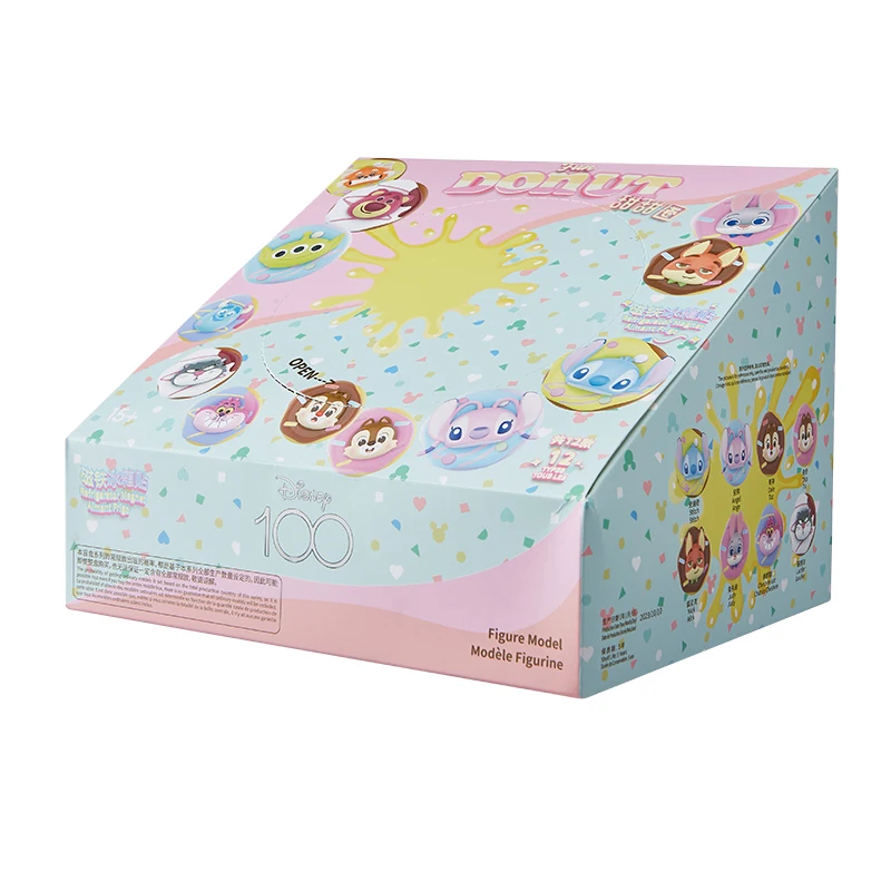 

Disney Character Fun Donut Theme Figure Trendy Blind Box Ornament Decorative Creative Refrigerator Magnet Gift for Girls