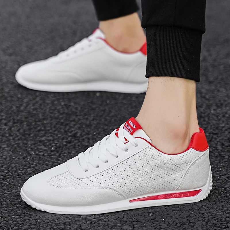 PUPUDA White Sneakers Shoes Men Comfortable Walking Shoes For Men Summer Women Casual Running Sport Vulcanized Sneakers Men 2022