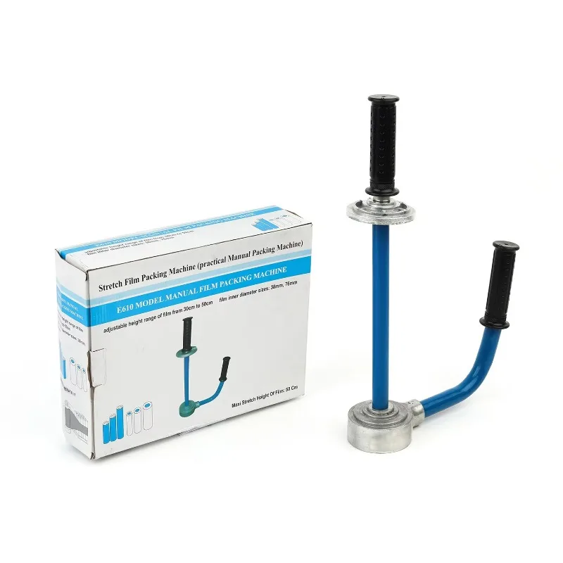 Distributeur d'emballage réglable avec poignée en PVC, distributeur de film extensible