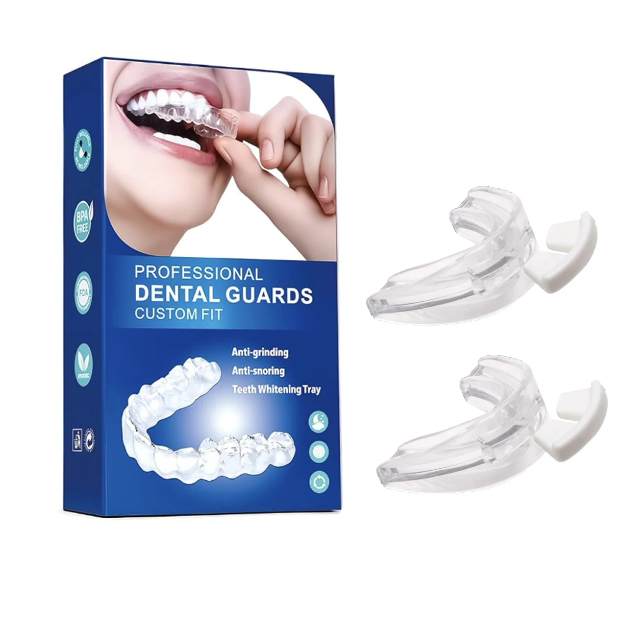 

2 шт., мундштук против шлифования, мундштук против храпа, устройства для сна, бруксизм, пробка для храпа, мундштук для улучшения сна