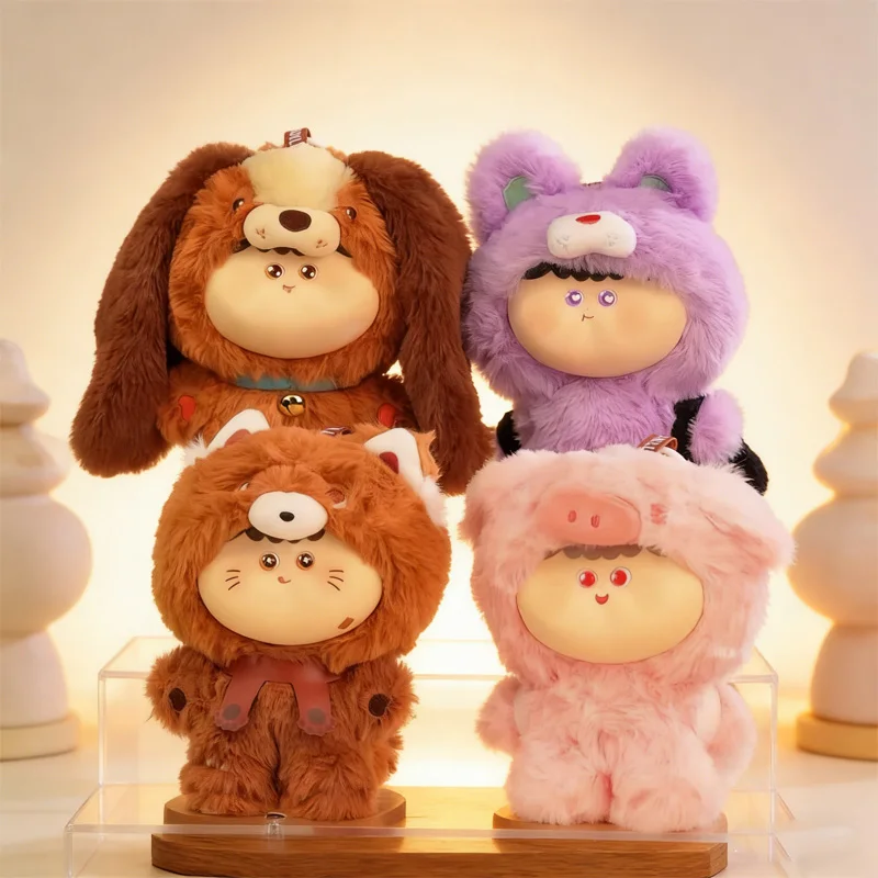 

Новая серия виниловых фигурок Amlls Animal Series: коллекционные кавайные аниме-фигурки в слепых коробках, украшение для рабочего стола, коробка-сюрприз, идеальный подарок